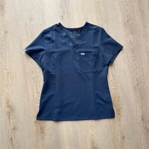 Figs Catarina Scrub Top Quiet Navy M